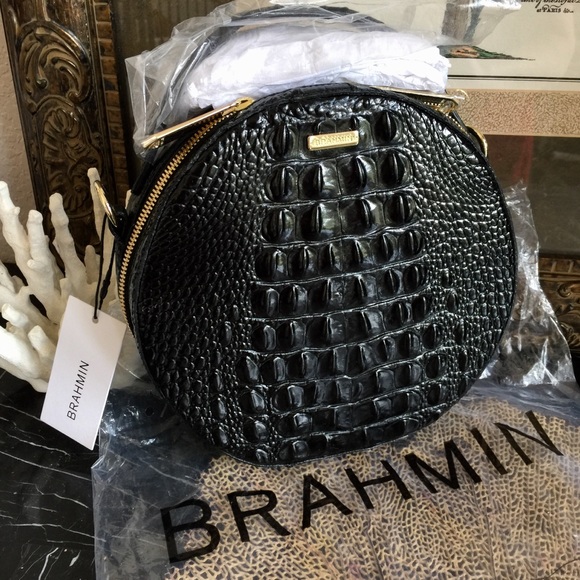 🚫SOLD🚫🐾🌴2018 🌴🐾BLACK LANE BRAHMIN CROSSBODY - Picture 8 of 8